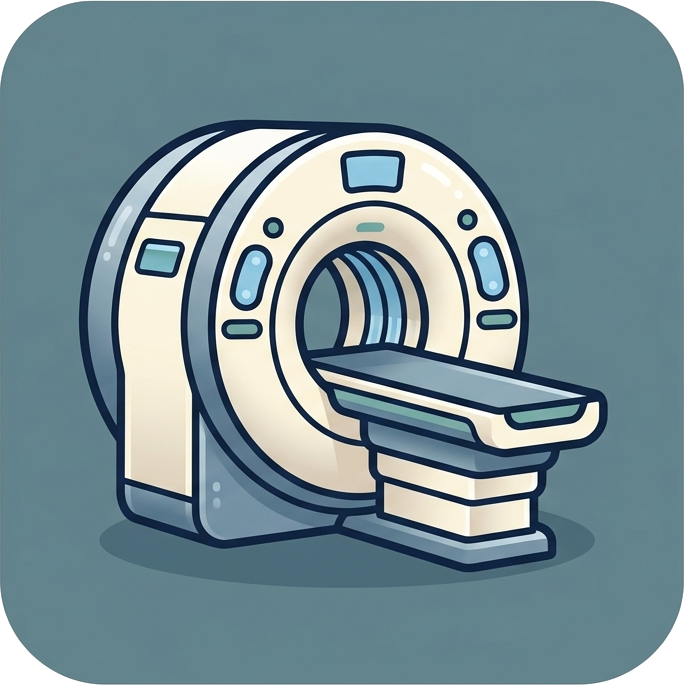Asleep in the procedural MRI icon